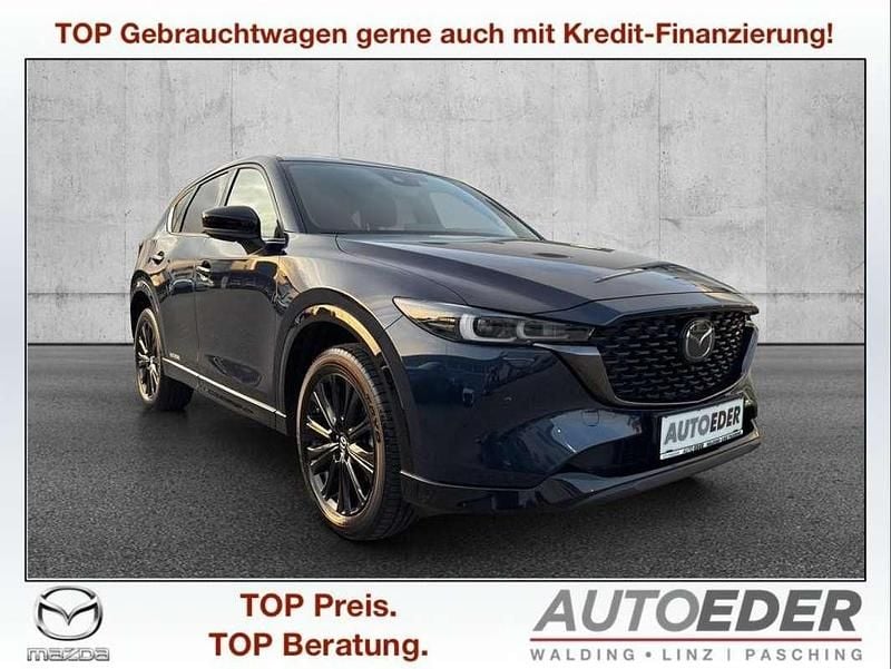 Blau Gebraucht 2024 Mazda CX-5 Homura-Line SUV | € 33.880 (Etwas zu teuer) - Bild 1/4