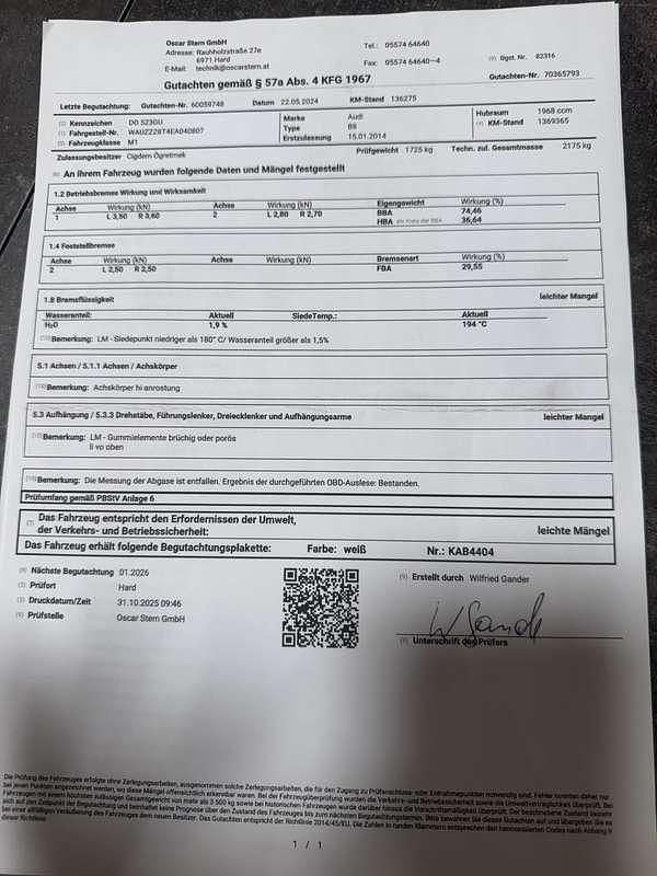 Gebraucht Audi A5 Sportback 204 PS (150 kW) 2013 Kleinwagen