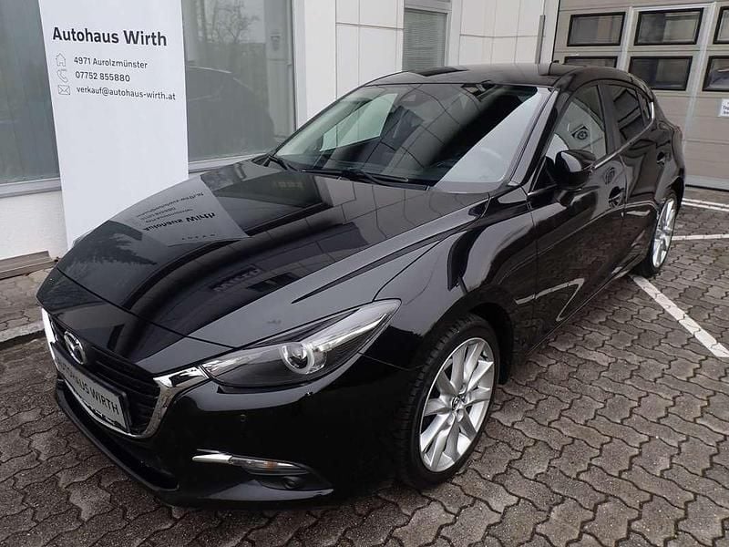 Schwarz Gebraucht 2018 Mazda 3 Limousine | € 12.900 (Fairer Preis) - Bild 1/4