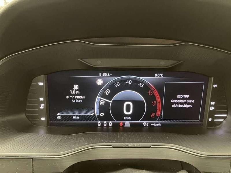 Gebraucht Skoda Superb Style 150 PS (110 kW) 2021 Schwarz Kombi