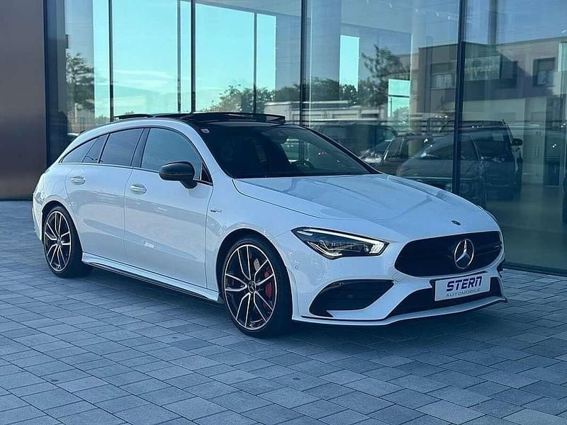 Gebraucht Mercedes CLA35 AMG Shooting Brake AMG 306 PS (225 kW) 2019 Weiß Kombi