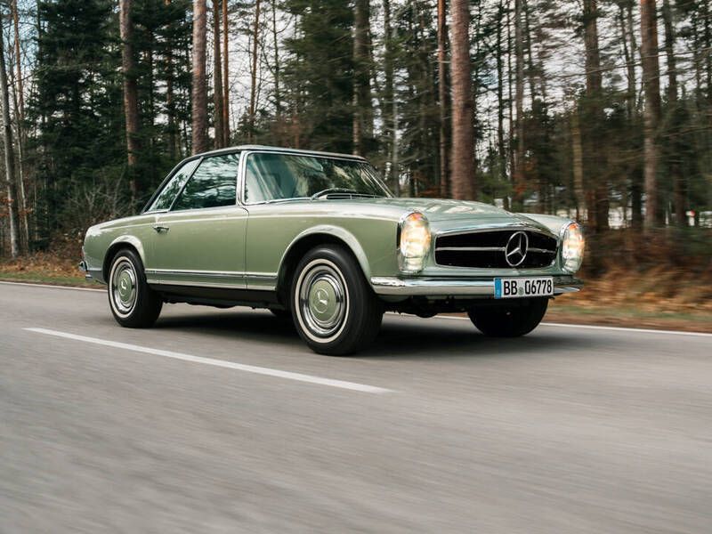 Gebraucht Mercedes SL280 170 PS (125 kW) 1969 Grün Cabrio