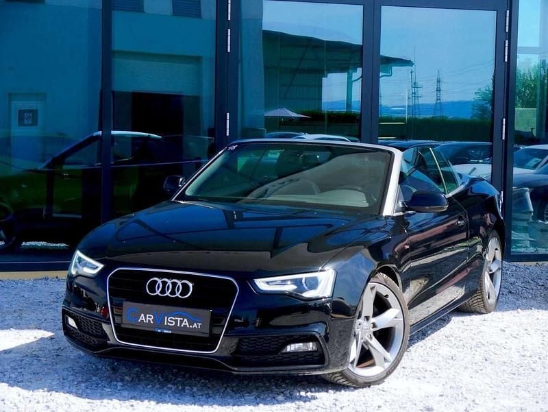 Schwarz Gebraucht 2014 Audi A5 Cabriolet S-Line Cabrio | € 18.390 (Fairer Preis) - Bild 1/4
