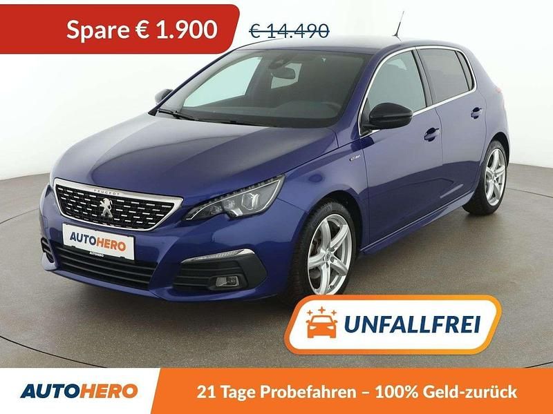 Blau Gebraucht 2019 Peugeot 308 GT-line Kleinwagen | € 12.590 (Superpreis) - Bild 1/3