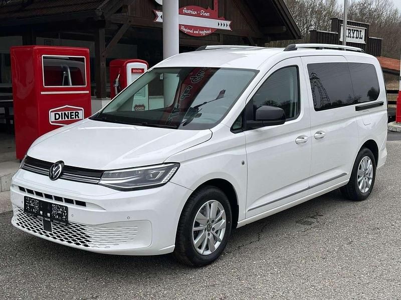 Gebraucht VW Caddy Maxi 122 PS (89 kW) 2022 Weiß Van / Kleinbus