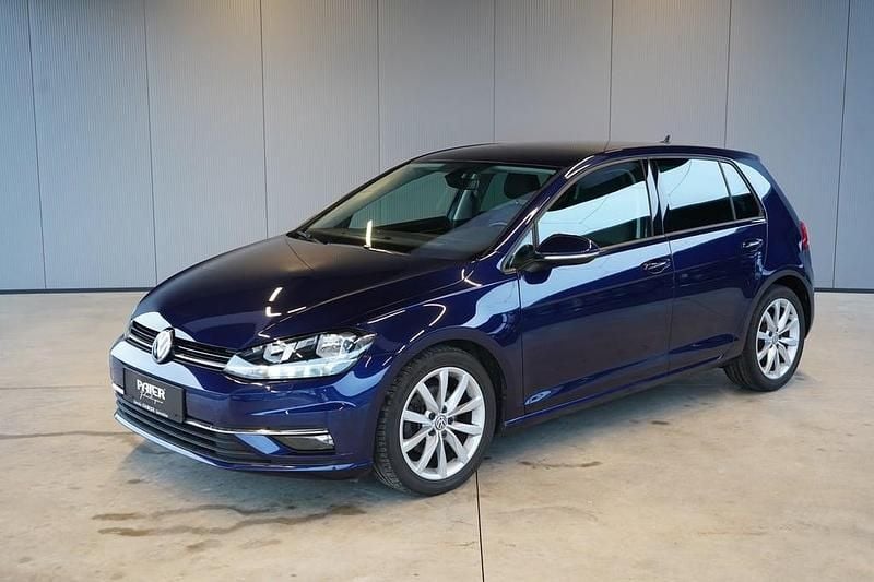 Gebraucht VW Golf VII Highline 150 PS (110 kW) 2019 Dunkelblau  metallic