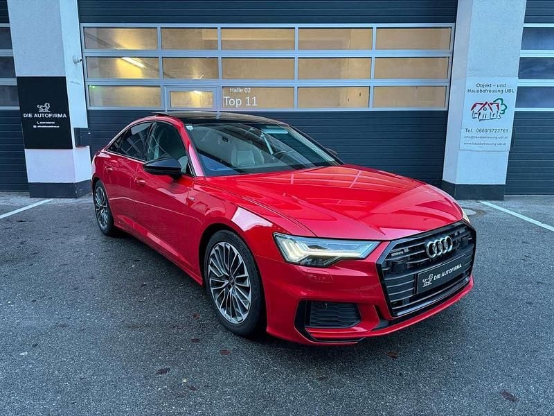 Rot Gebraucht 2021 Audi A6 S-Line Limousine | € 31.500 (Fairer Preis) - Bild 1/4