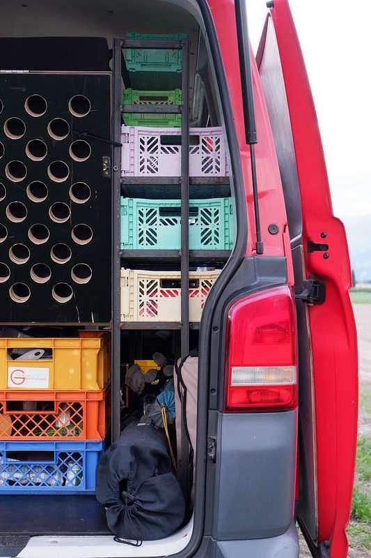 Rot Gebraucht 2010 VW Transporter Van | € 13.400 - Bild 1/4