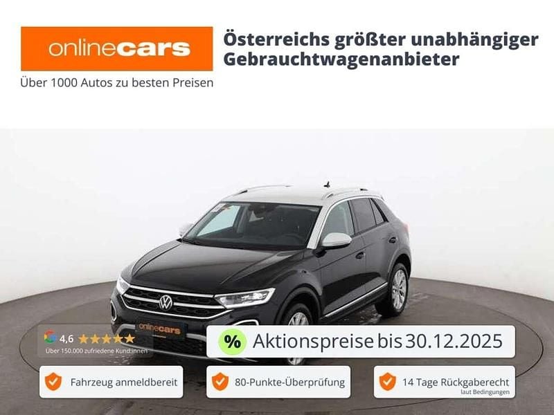 Schwarz Gebraucht 2024 VW T-Roc Style SUV | € 24.290 (Superpreis) - Bild 1/4