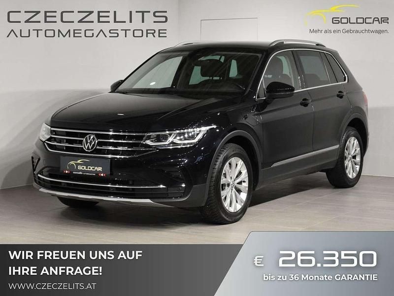 Schwarz Gebraucht 2021 VW Tiguan Elegance SUV | € 26.350 (Fairer Preis) - Bild 1/4