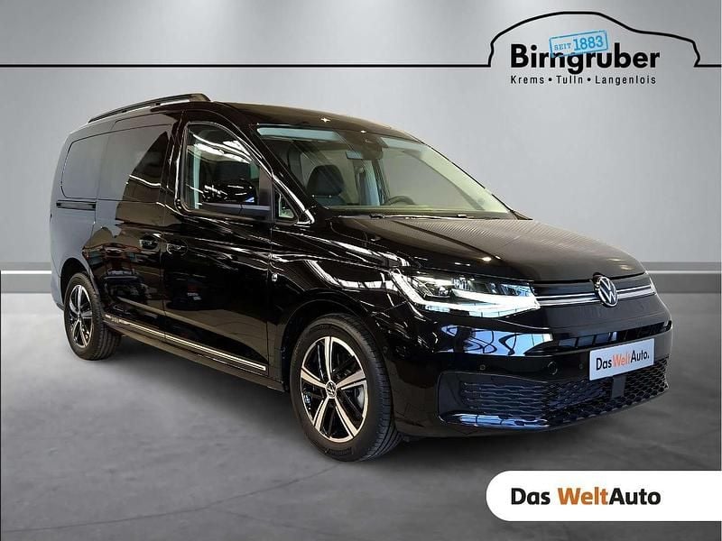 Schwarz metallicperleffektno Neu 2025 VW Caddy Maxi Dark Label Van / Kleinbus | € 45.990 (Fairer Preis) - Bild 1/4
