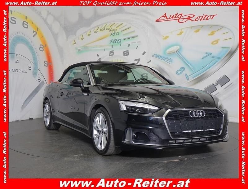Mythosschwarz metallic Gebraucht 2024 Audi A5 Advanced Cabrio | € 46.990 - Bild 1/3
