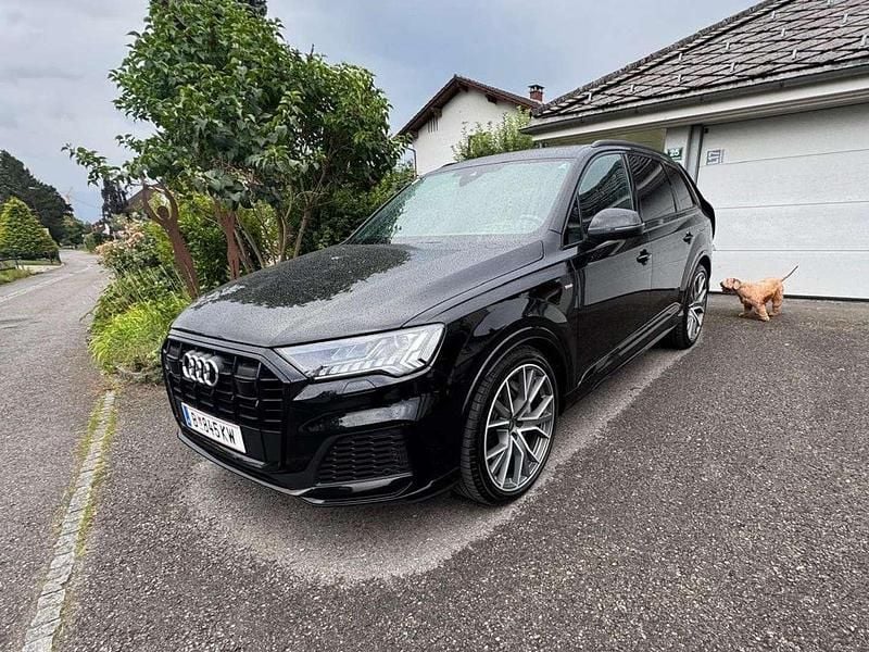 Schwarz Gebraucht 2022 Audi Q7 S-Line SUV | € 59.280 (Teuer) - Bild 1/4