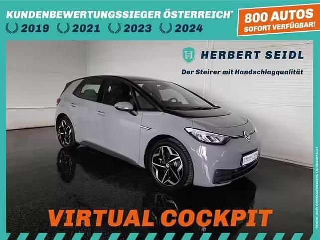 Gebraucht VW ID.3 Pure 110 kW (150 PS) 2021 Mondsteingrau Kleinwagen