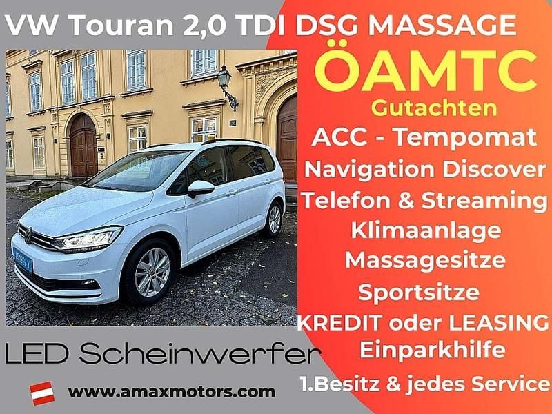 Weiß Gebraucht 2020 VW Touran Comfortline Van / Kleinbus | € 17.850 (Guter Preis) - Bild 1/4