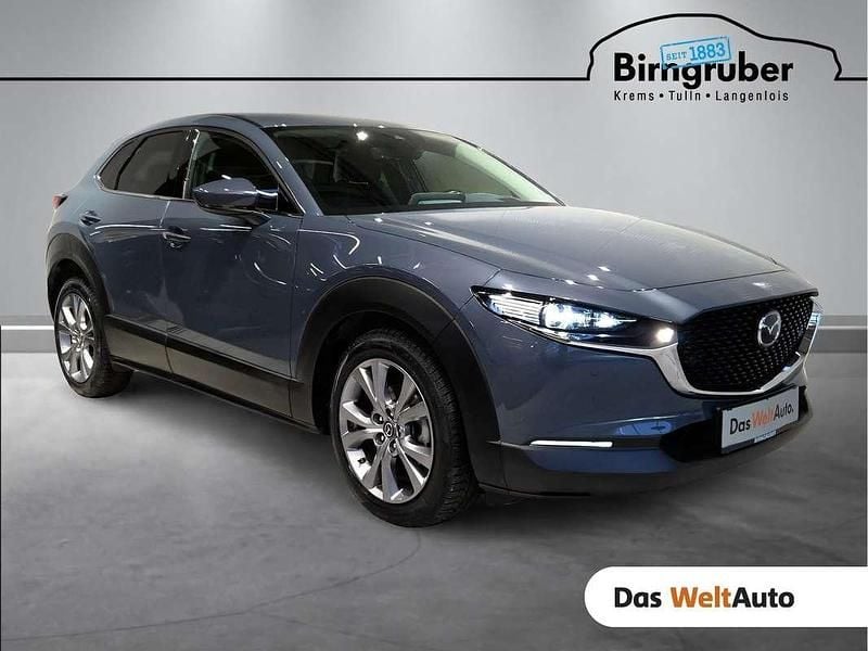 Gebraucht Mazda CX-30 Comfort 122 PS (89 kW) 2020 Dunkelblau  metallic SUV