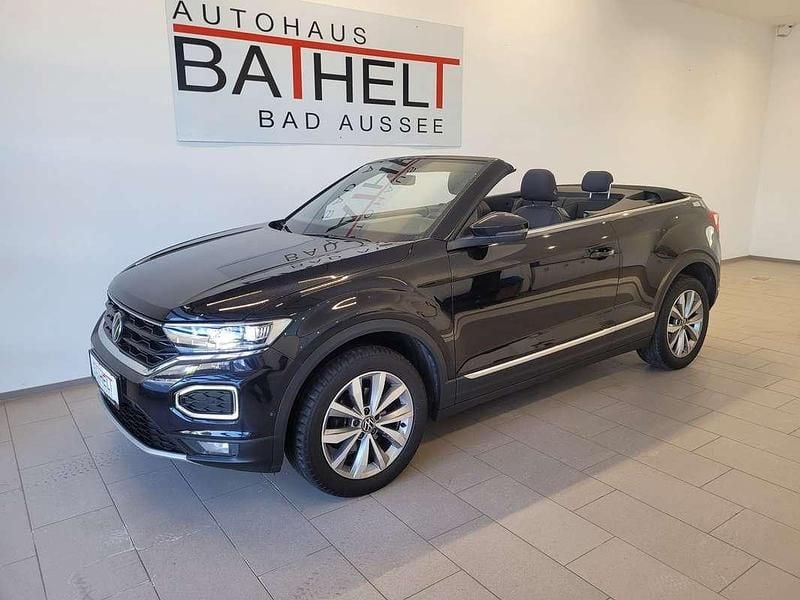 Gebraucht VW T-Roc Cabriolet Style 110 PS (80 kW) 2021 Schwarz Cabrio