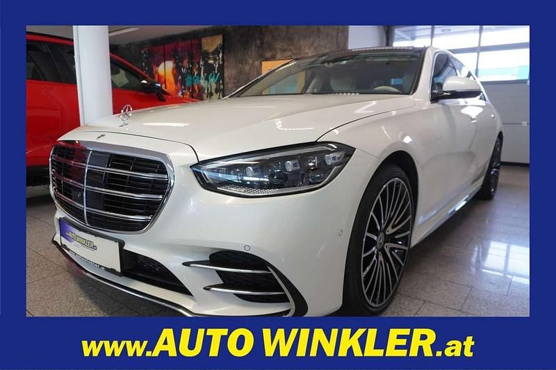 Weiß Gebraucht 2021 Mercedes S400 AMG line Limousine | € 81.970 (Superpreis) - Bild 1/4
