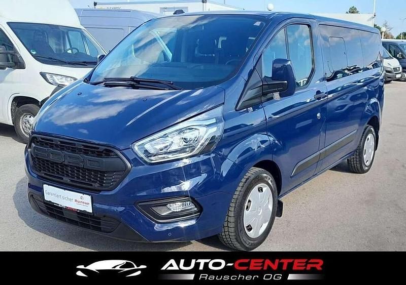 Blau Gebraucht 2021 Ford Transit Custom Trend Kombi | € 28.990 - Bild 1/4