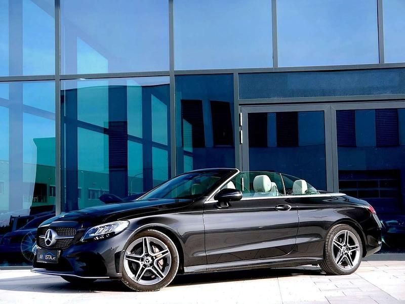 Gebraucht Mercedes C220 AMG line 194 PS (142 kW) 2020 Silber Cabrio
