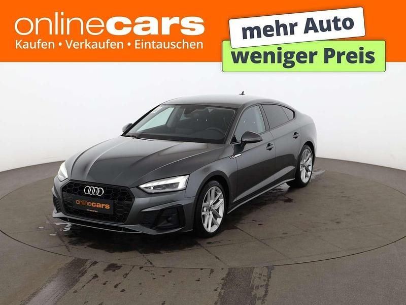 Grau Gebraucht 2021 Audi A5 Sportback S-Line Kleinwagen | € 28.990 (Guter Preis) - Bild 1/3