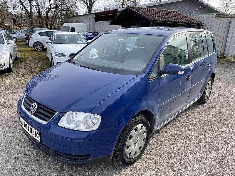 Gebraucht VW Touran Conceptline 90 PS (66 kW) 2005 Blau Van / Kleinbus