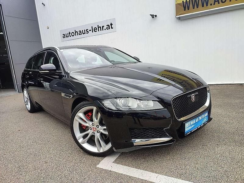 Schwarz Gebraucht 2019 Jaguar XF Sportbrake Portfolio Kombi | € 29.490 - Bild 1/4