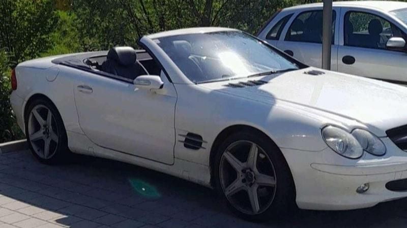 Gebraucht Mercedes SL350 245 PS (180 kW) 2004 Weiß Cabrio