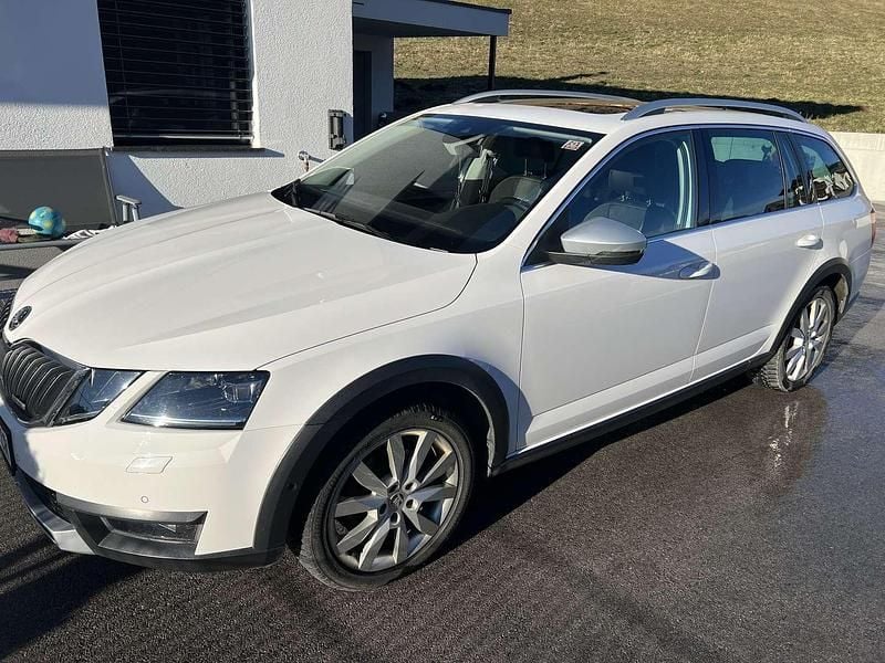 Gebraucht Skoda Octavia Scout 150 PS (110 kW) 2017 Weiß Kombi