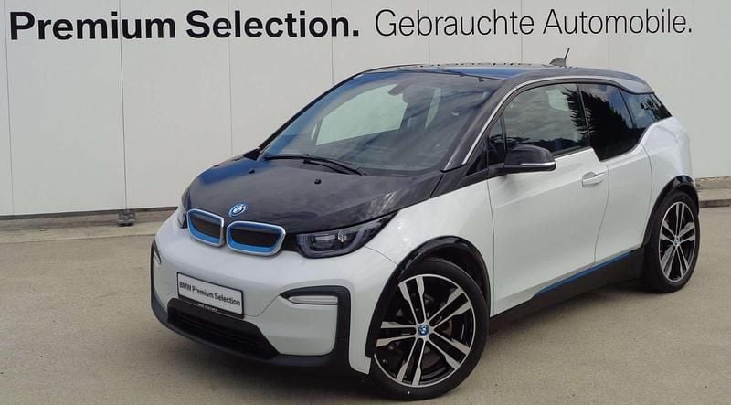 Gebraucht BMW i3 Basis 125 kW (170 PS) 2021 Capparisweiß akzent bmw i blau Kleinwagen