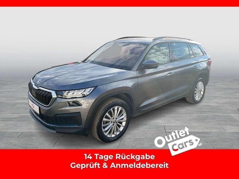Dunkelgrau metallic Gebraucht 2022 Skoda Kodiaq Ambition SUV | € 32.590 (Superpreis) - Bild 1/4
