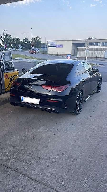 Gebraucht Mercedes CLA200 AMG line 150 PS (110 kW) 2021 Schwarz Coupé