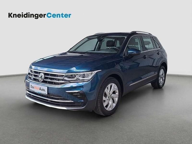 Dunkelblau metallic Gebraucht 2021 VW Tiguan Elegance SUV | € 29.900 (Fairer Preis) - Bild 1/4