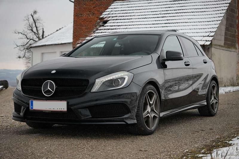 Gebraucht Mercedes A200 AMG line 136 PS (100 kW) 2013 Schwarz Limousine