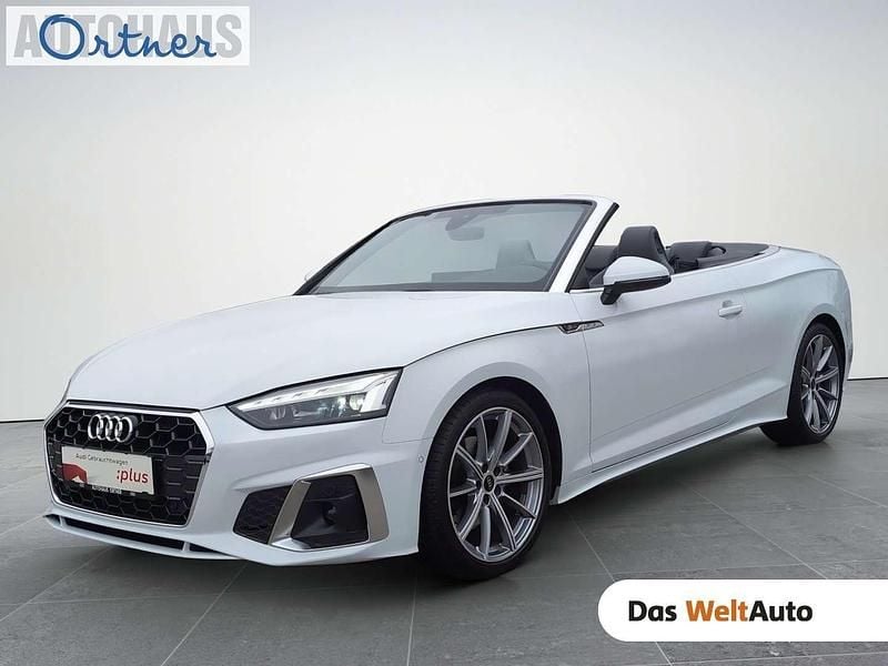 Weiß Gebraucht 2024 Audi A5 Cabriolet S-Line Cabrio | € 49.778 (Fairer Preis) - Bild 1/4