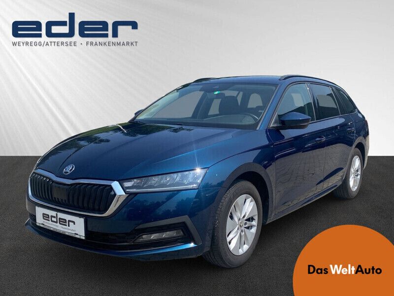 Dunkelblau metallic Gebraucht 2021 Skoda Octavia Ambition Kombi | € 20.990 (Etwas zu teuer) - Bild 1/4