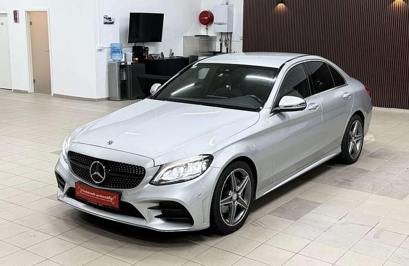 Gebraucht Mercedes C220 AMG line 194 PS (142 kW) 2018 Grau Limousine