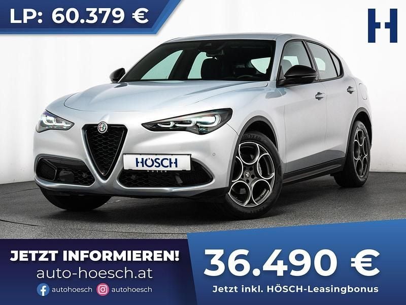 Weiss Gebraucht 2024 Alfa Romeo Stelvio Sprint SUV | € 37.990 (Guter Preis) - Bild 1/4