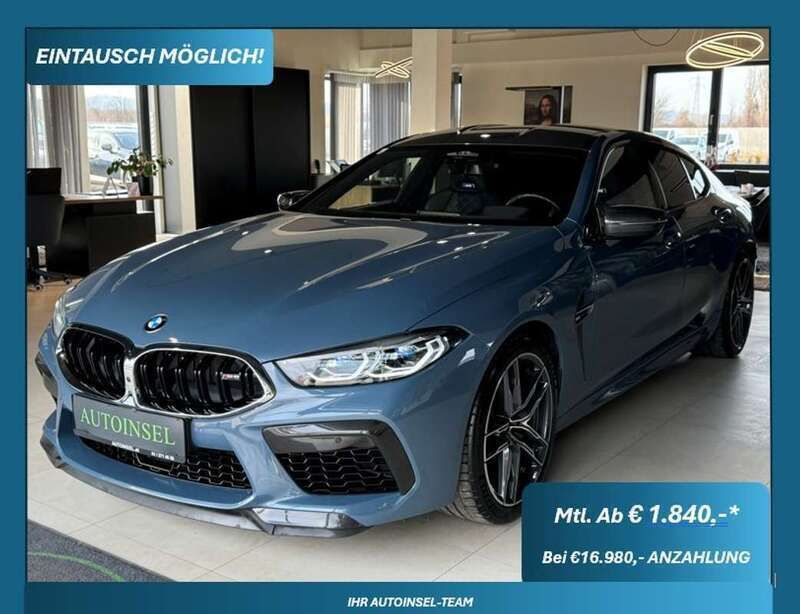 Blau Gebraucht 2020 BMW M8 Shadowline Coupé | € 99.900 - Bild 1/4