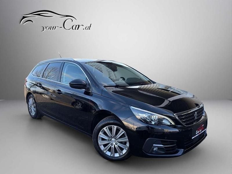 Schwarz Gebraucht 2020 Peugeot 308 SW Allure Kombi | € 14.490 (Guter Preis) - Bild 1/4