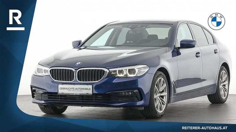 Gebraucht BMW 520 Sport Line 190 PS (139 kW) 2019 Blau Limousine