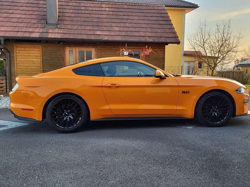Gebraucht Ford Mustang GT 450 PS (330 kW) 2018 Orange Coupé