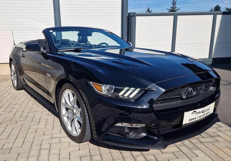 Schwarz Gebraucht 2015 Ford Mustang GT Cabrio | € 53.990 (Guter Preis) - Bild 1/4