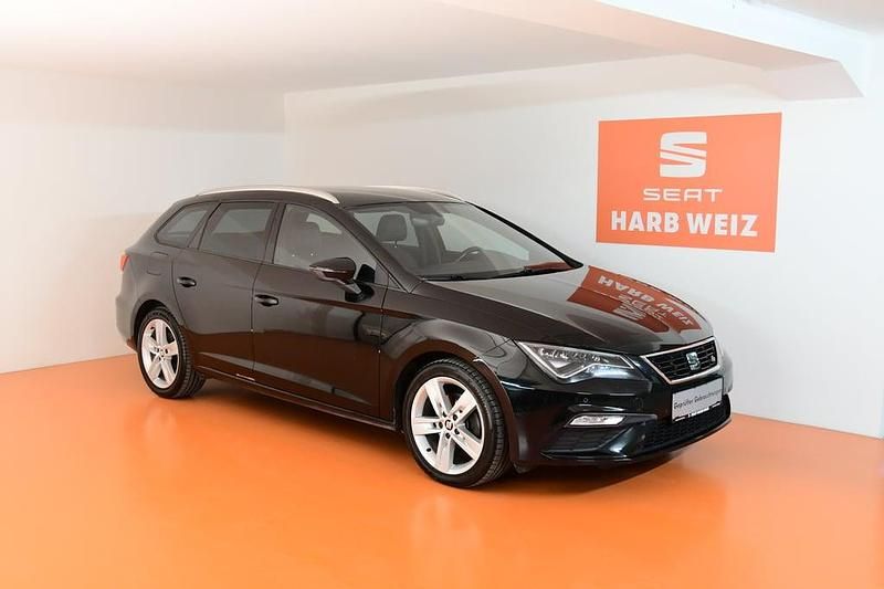 Schwarz metallic Gebraucht 2018 Seat Leon FR Kombi | € 15.990 (Etwas zu teuer) - Bild 1/4