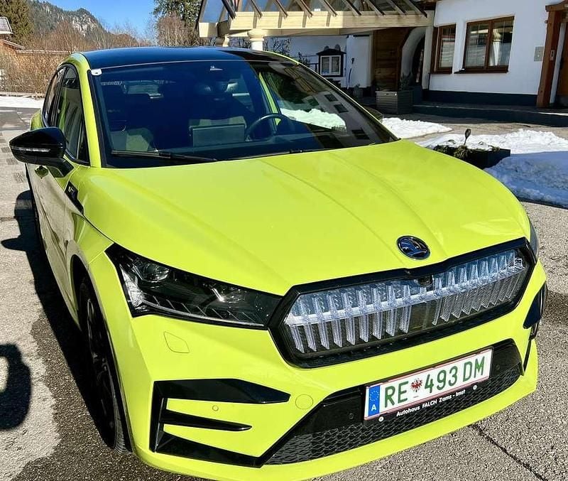 Gebraucht Skoda Enyaq iV RS 219 kW (299 PS) 2022 Grün SUV