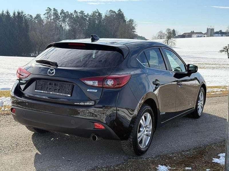 Gebraucht Mazda 3 Inclusive 101 PS (74 kW) 2014 Schwarz Limousine