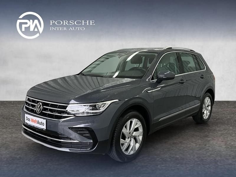 Hellgrau metallic Gebraucht 2022 VW Tiguan Elegance SUV | € 28.990 (Superpreis) - Bild 1/4