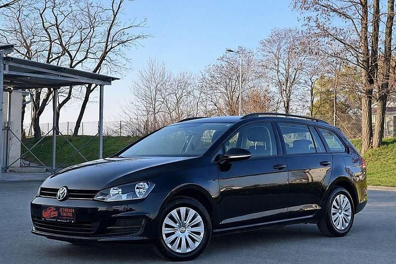 Gebraucht VW Golf VII Trendline 105 PS (77 kW) 2015 Schwarz Kombi