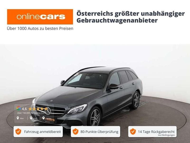 Grau Gebraucht 2017 Mercedes C200 Avantgarde Kombi | € 14.290 (Superpreis) - Bild 1/4
