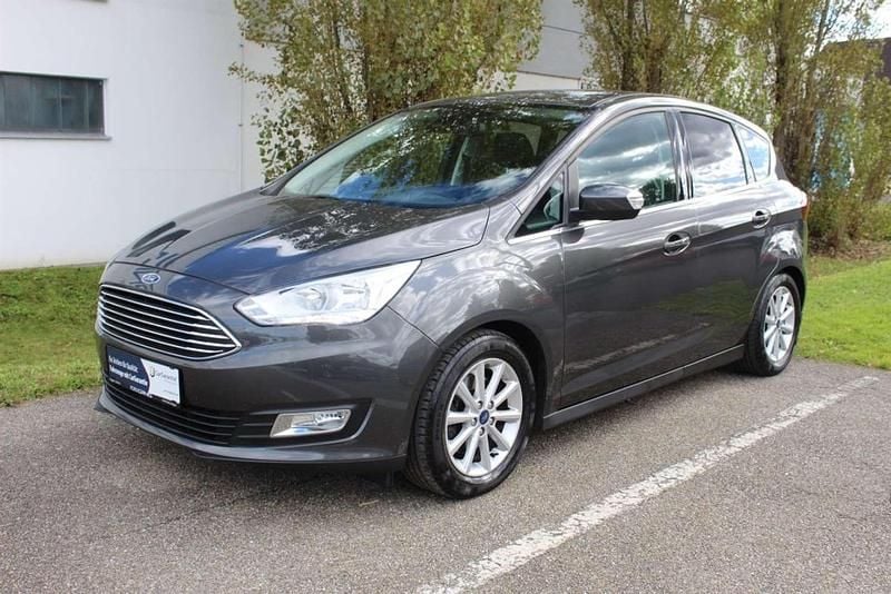 Grau Gebraucht 2019 Ford C-MAX Titanium Van / Kleinbus | € 16.990 - Bild 1/4
